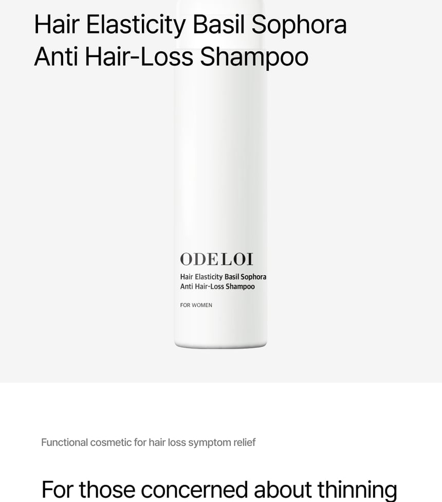 ODELOI - Haarelasticiteit Basil Sophora Anti-haaruitval shampoo
