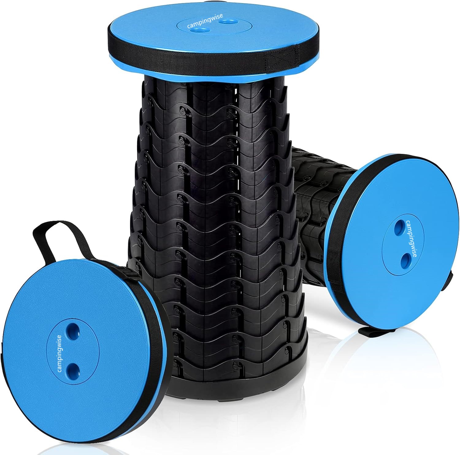 Campingwise opvouwbare camping kruk - Blue