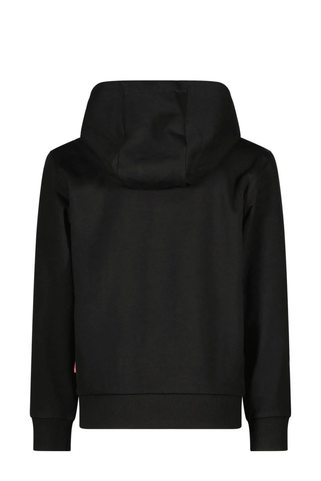 TYGO & vito hoodie Selma met contrastbies zwart
