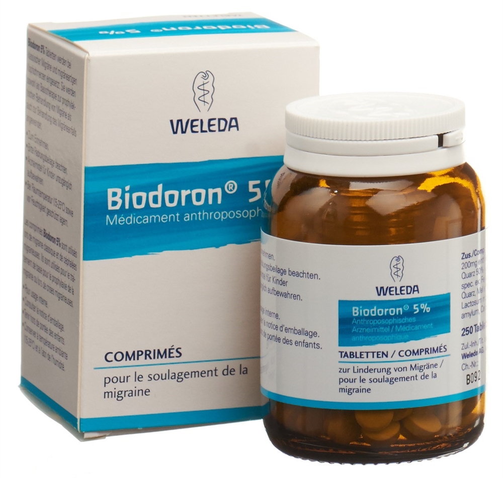 BIODORON 5% Tabl Glasfl 250 Stk