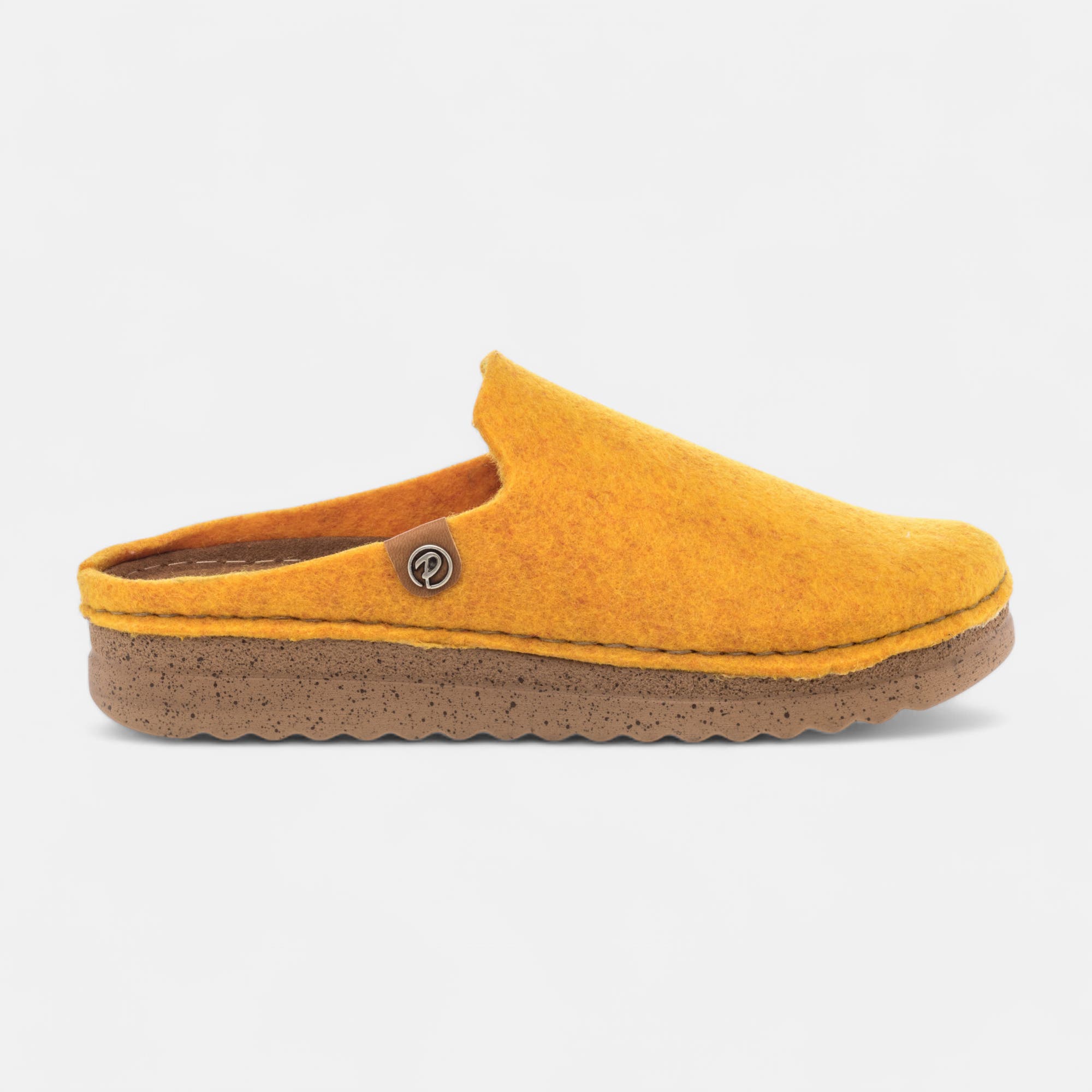 Pantoufles mules Femme jaune