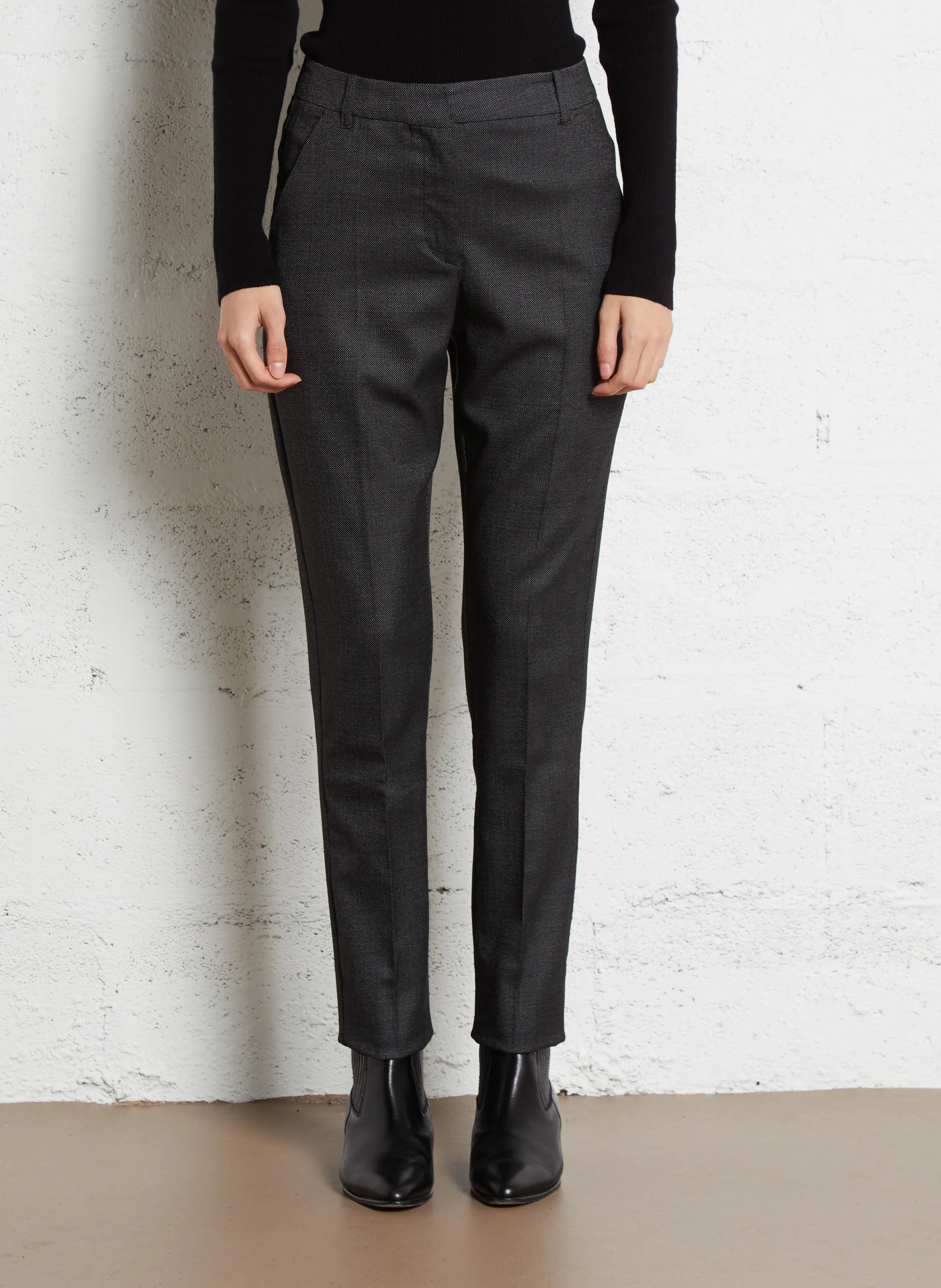 Pantalon droit | Noir