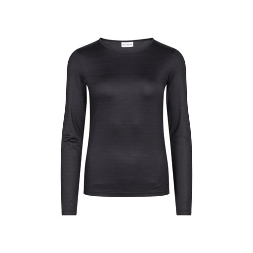 Blanche Comfy Langærmet T-shirt, Black/Grey, S