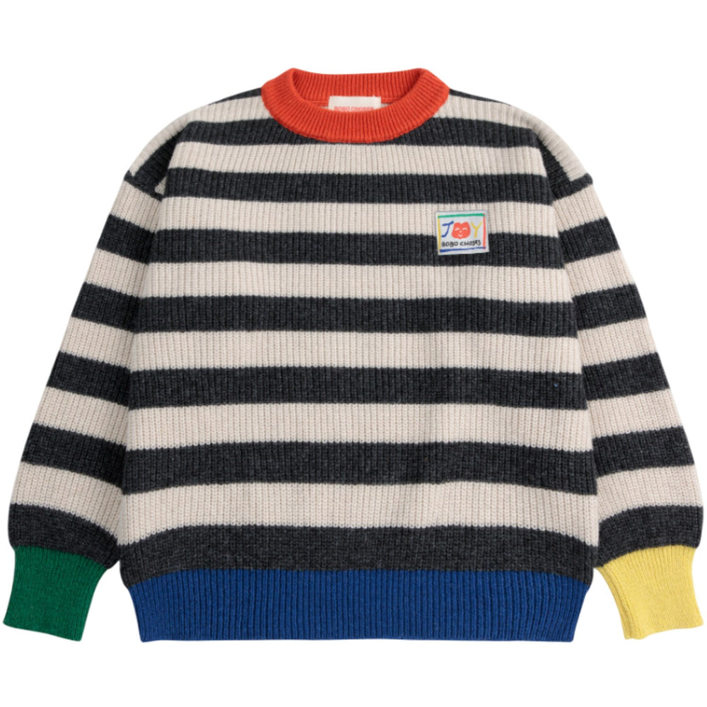 Køb Bobo Choses Multicolor Smiling Stripes Strik