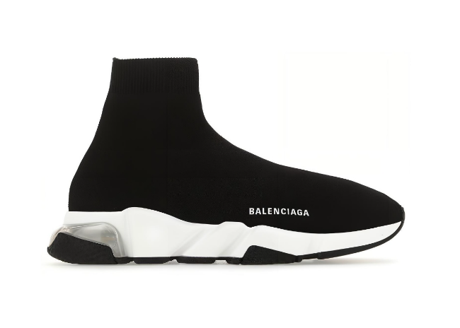 Balenciaga Speed Trainer Clear Sole Black