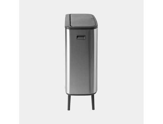 BRABANTIA - Poubelle Touch Bo Touch Bin HI, 2 x 30L - Matt Steel