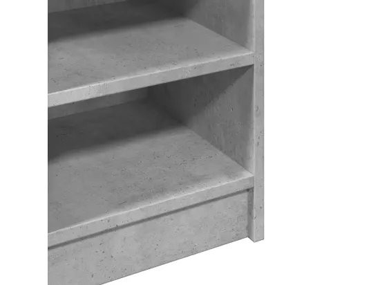 Armoire d'évier gris béton 90x29x55 cm bois d'ingénierie