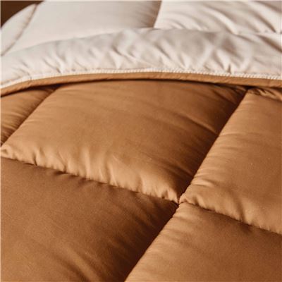 Couette Microfibre DOUBLE FACE UNIE - Chaude