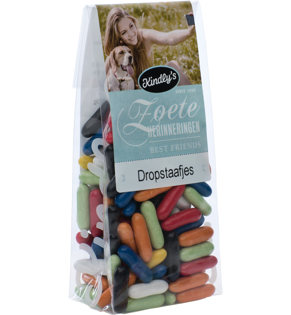 Kindly’s Dropstaafjes zoete herinneringen (170 gr)