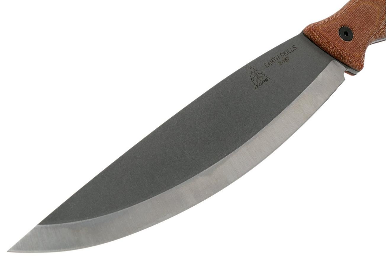 TOPS Knives Earth Skills Knife ESK-01 vaststaand mes, Matt Graham design