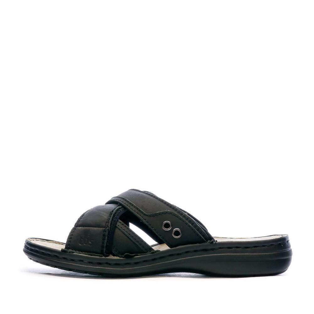 TBS Sandales Noir Homme TBS Mule Cuir