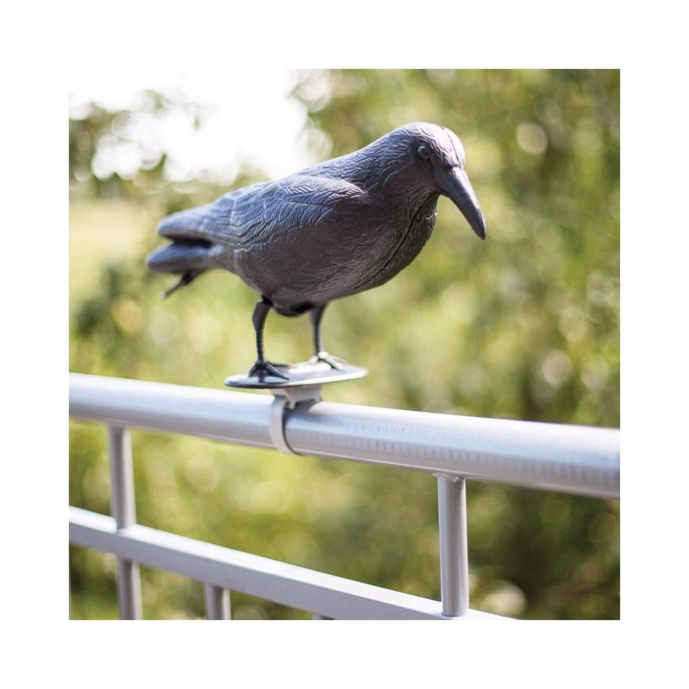 Epouvantail corbeau pour éloigner les pigeons (lot de 3)