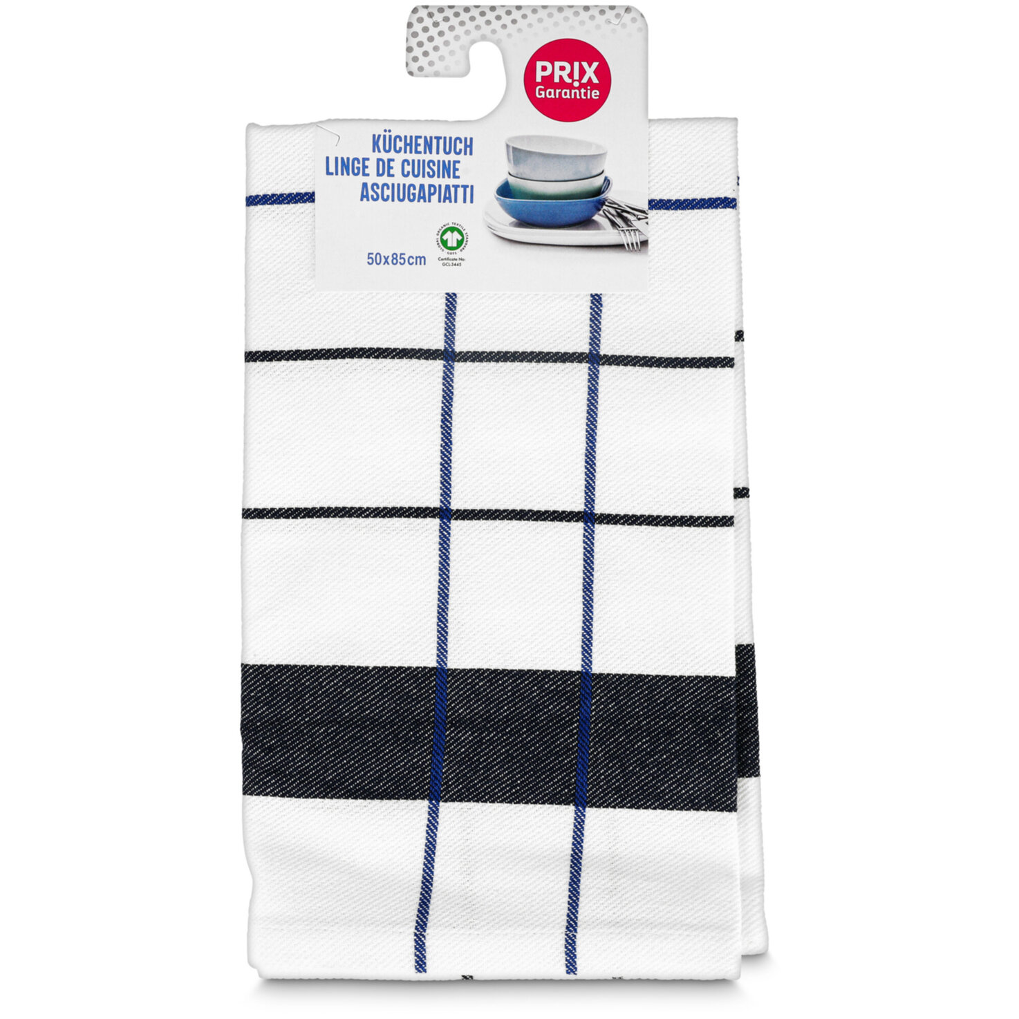 Prix Garantie Küchentuch blau 50x85cm
