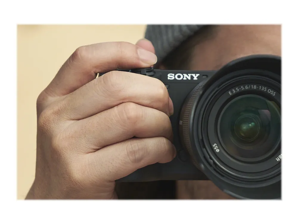 Sony a6600 ILCE-6600 - Digitalkamera - spejlløst - 24.2 MP - APS-C - 4K / 30 fps - kun kamerahus - Wi-Fi, NFC, Bluetooth - sort