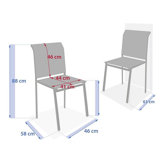 Chaise de jardin ESSENTIA Noisette / Café