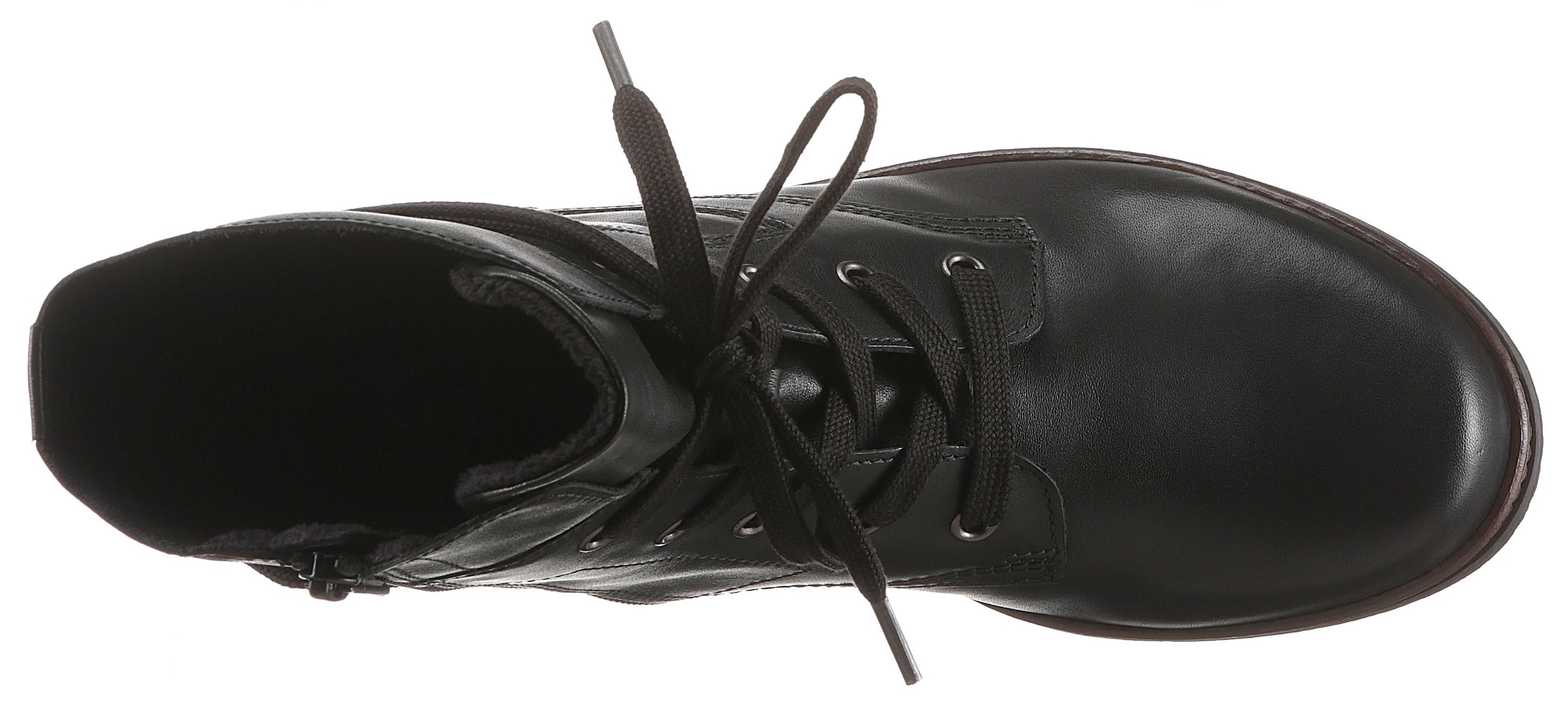Gabor Schnürstiefelette  , Blockabsatz, Schnürboots, Businessschuh mit Best Fitting Ausstattung