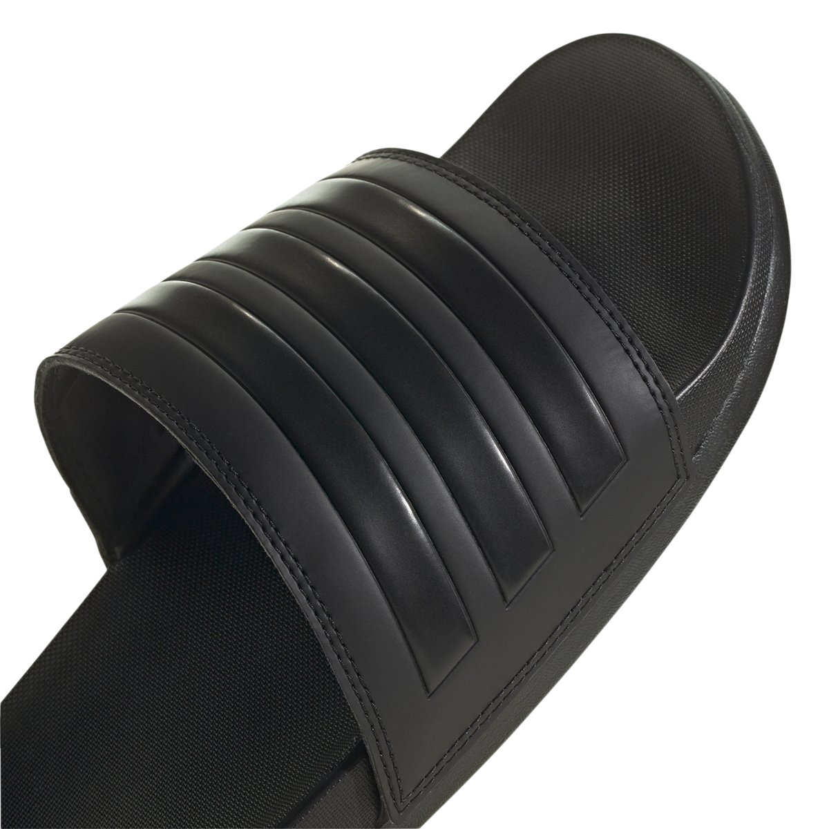 ADIDAS-Adi comform-Sandales athlétiques à glissière - Talon plat - Noir/Noir