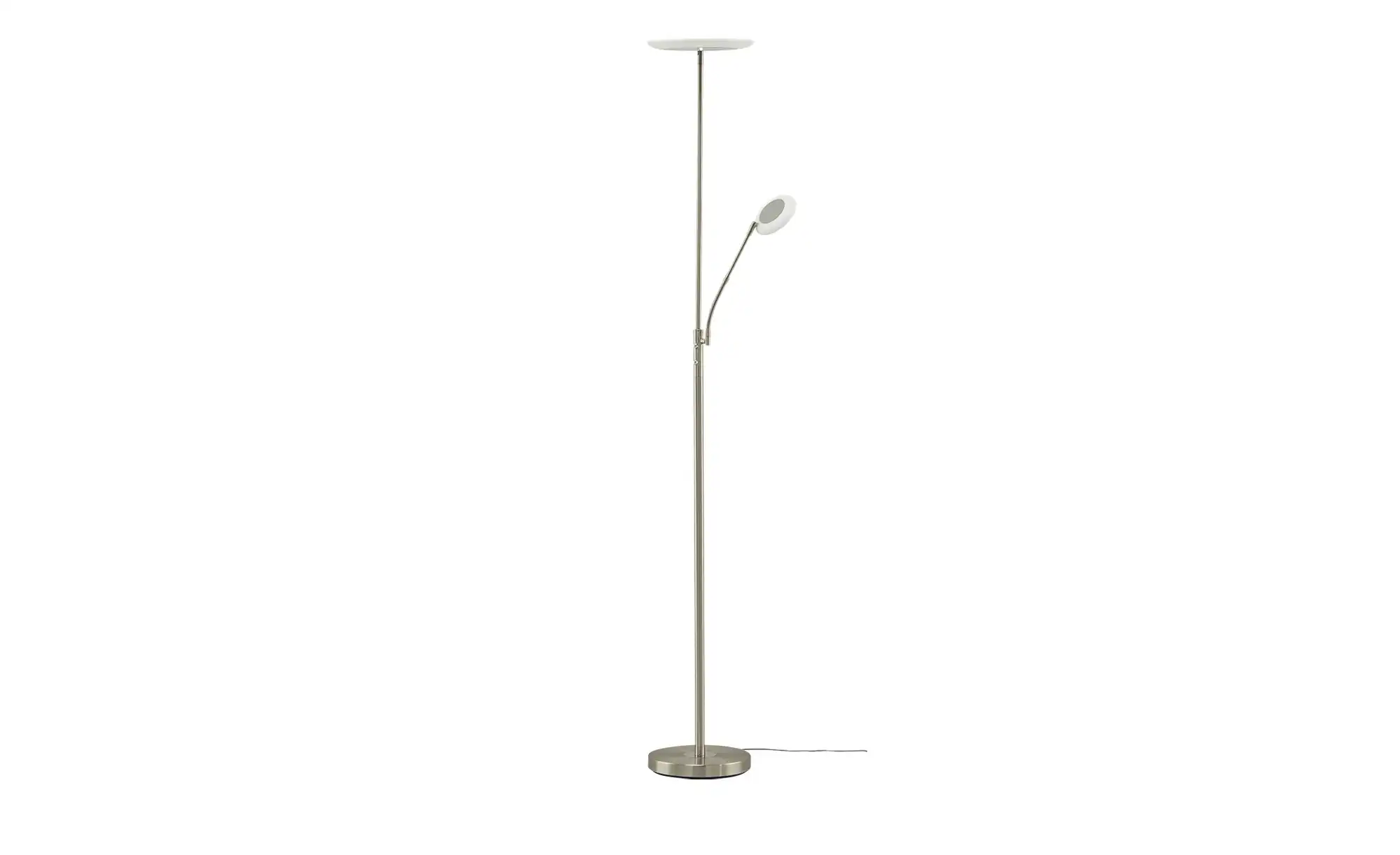 KHG LED-Deckenfluter, 2-flammig, Nickel-matt