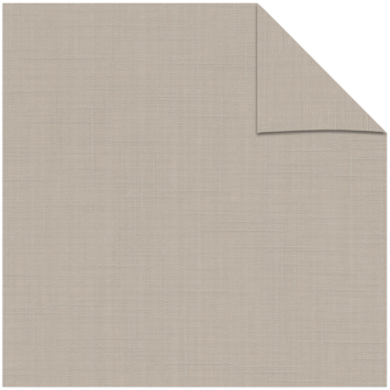 Kleurstaal KARWEI transparant rolgordijn taupe linnenlook (28115)