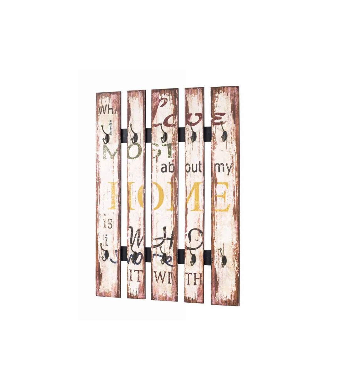 Paris Prix - Patère Murale Vintage home 100cm Beige