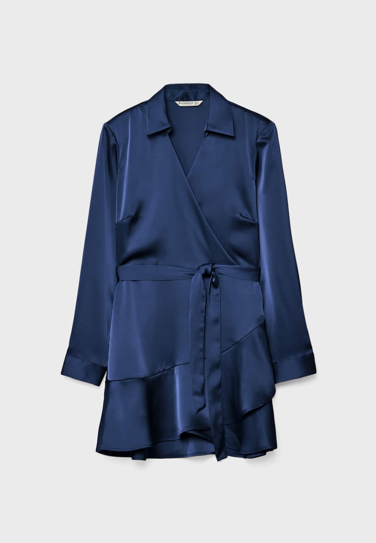 Vestido curto de cetim