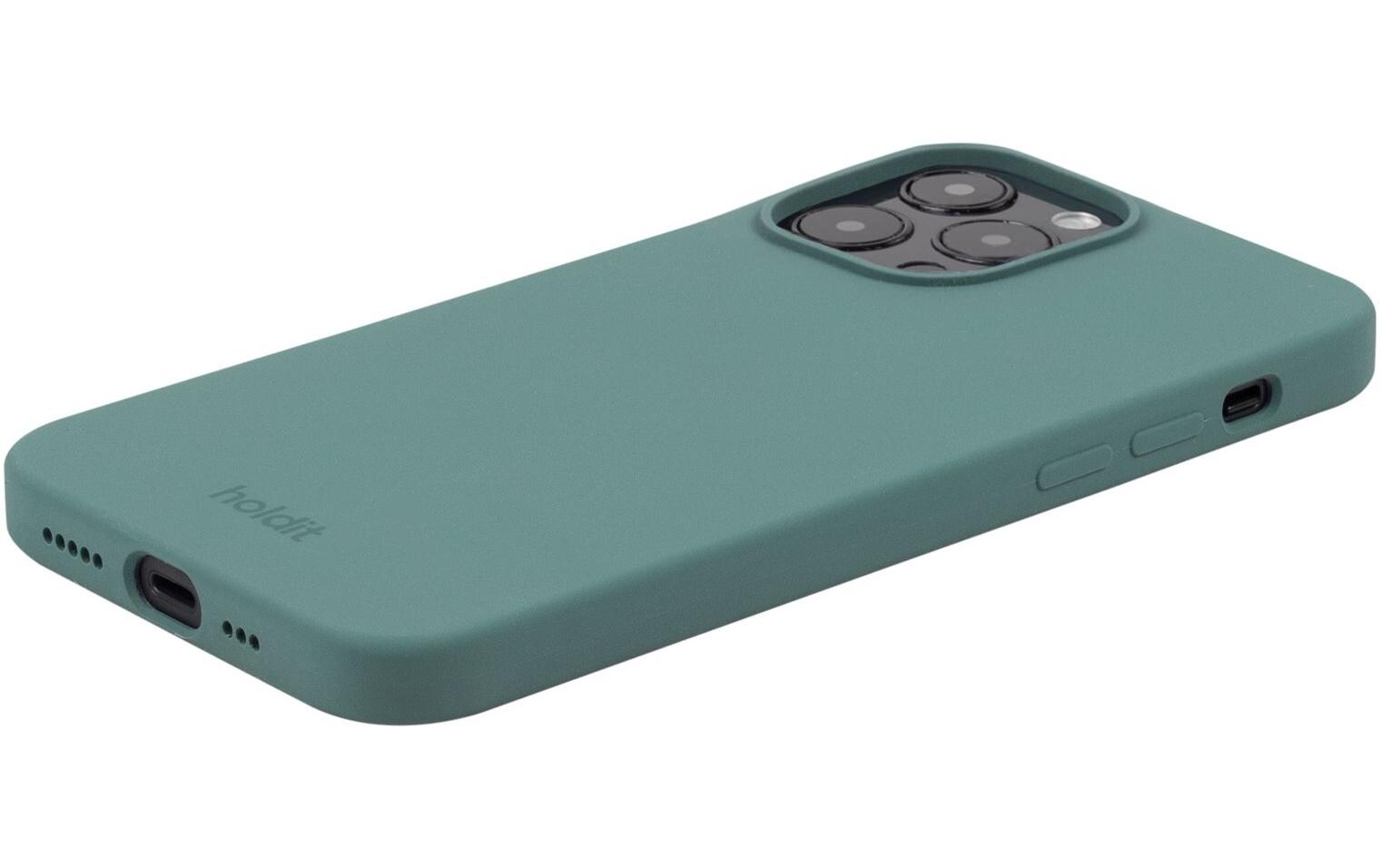 Back Cover Silicone iPhone 14 Pro GrünModerne Handyhülle aus ultradünnem und griffigem Silikon für das Apple iPhone 14 Pro