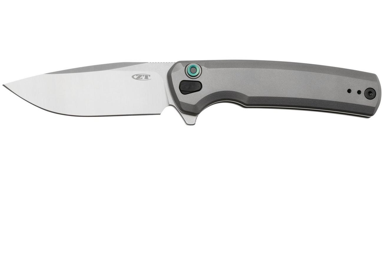 Zero Tolerance 0044 Button Lock CPM S45VN, Titanium, zakmes