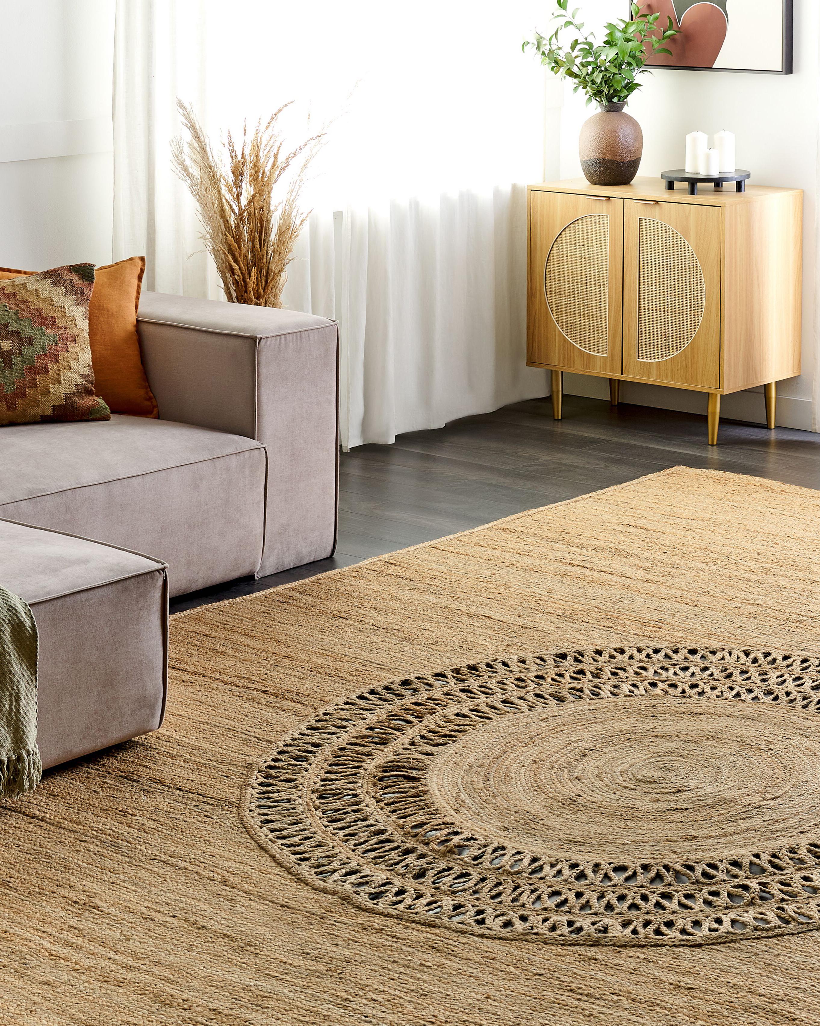 Vloerkleed BOGAZOREN Beige 160 x 230 cm Jute