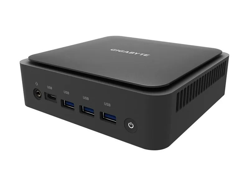 Gigabyte BRIX Extreme GB-BEi3H-1220 (rev. 1.0) - Barebone - mini PC 1 x Core i3 1220P / op til 4.4 GHz - RAM 0 GB - UHD Graphics - IEEE 802.11ax (Wi-Fi 6E), Bluetooth 5.2, Gigabit Ethernet, 2.5 Gigabit Ethernet