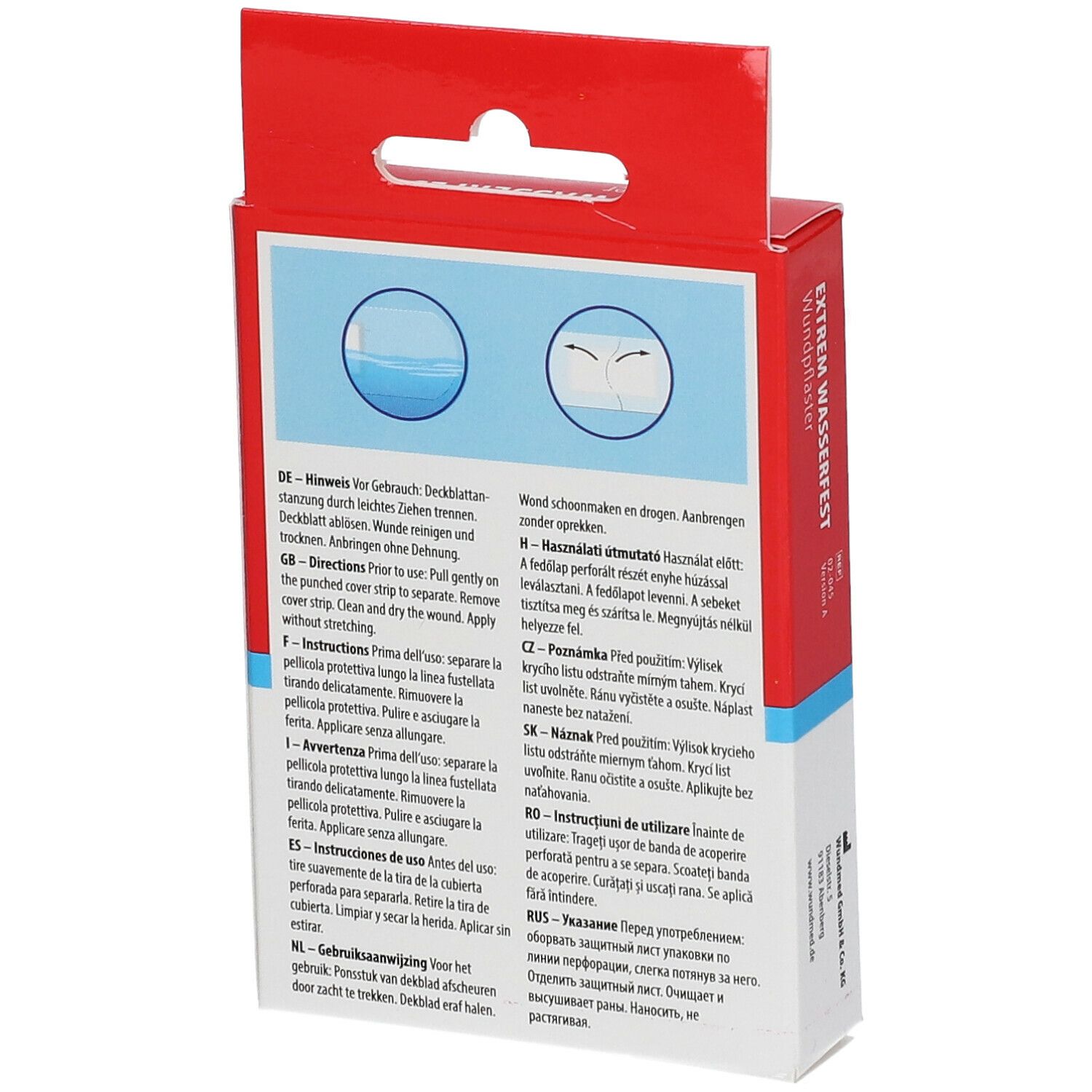 WUNDmed® Pflaster Extrem Wasserfest