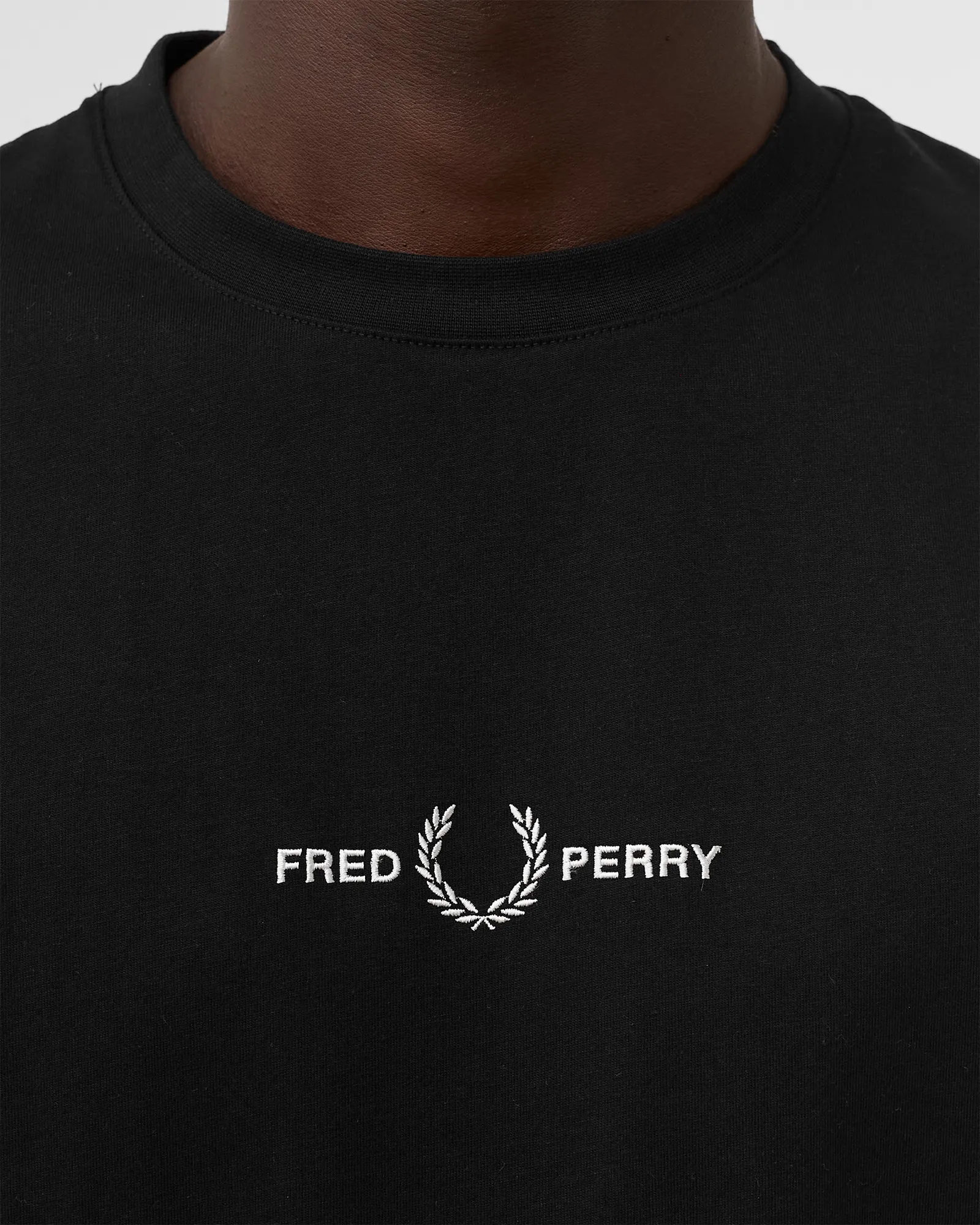 Fred Perry Embroidered T Shirt