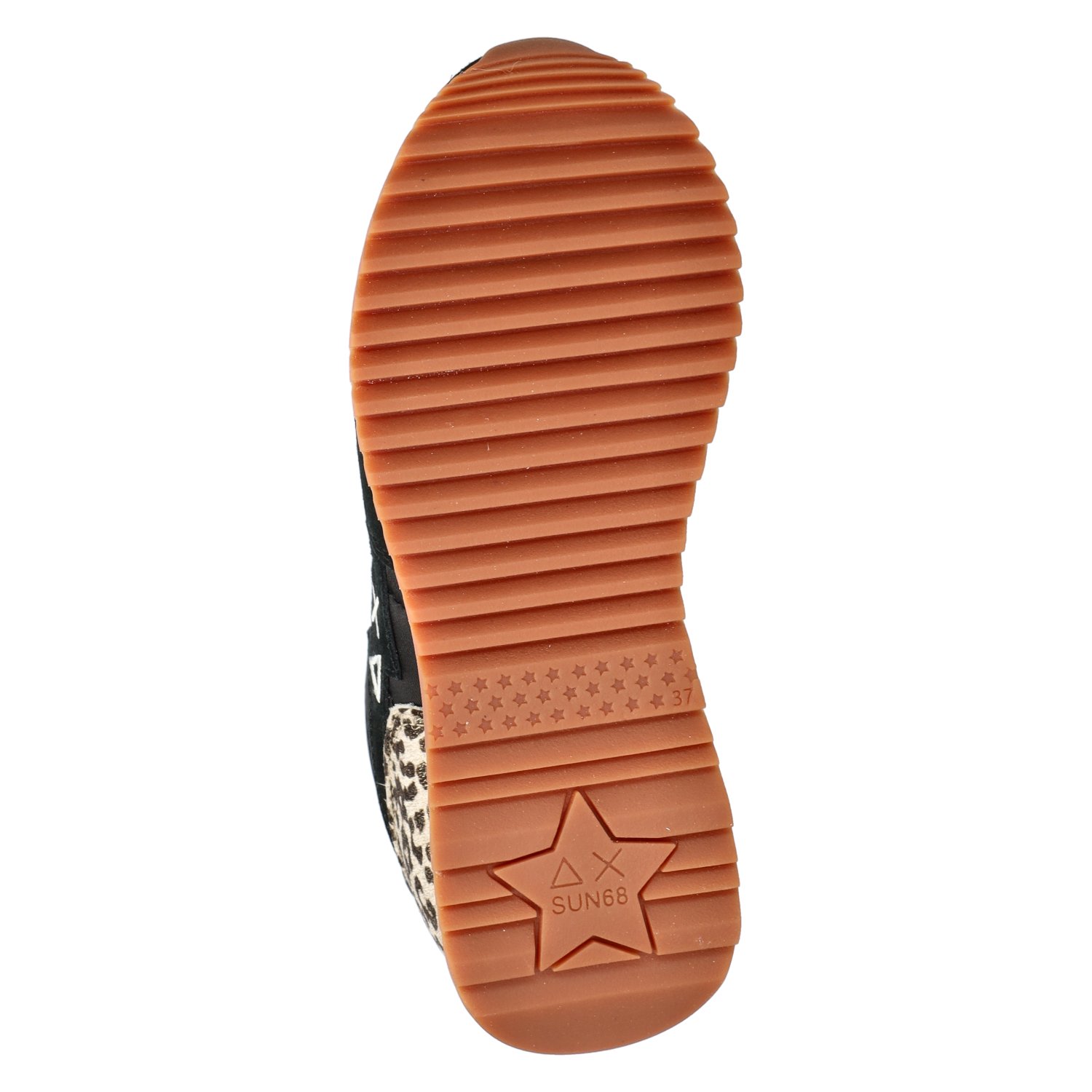 Sun 68 Stargirl Animal dames sneaker Sun ’68 Zwart