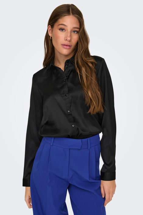 Jacqueline de Yong zwarte dames blouse