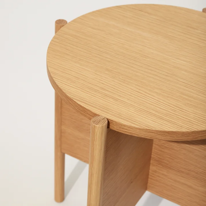 Hübsch Interior - Heritage Beistelltisch, Ø 86 cm, Eiche