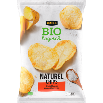 Jumbo Biologisch Naturel Chips 125 g