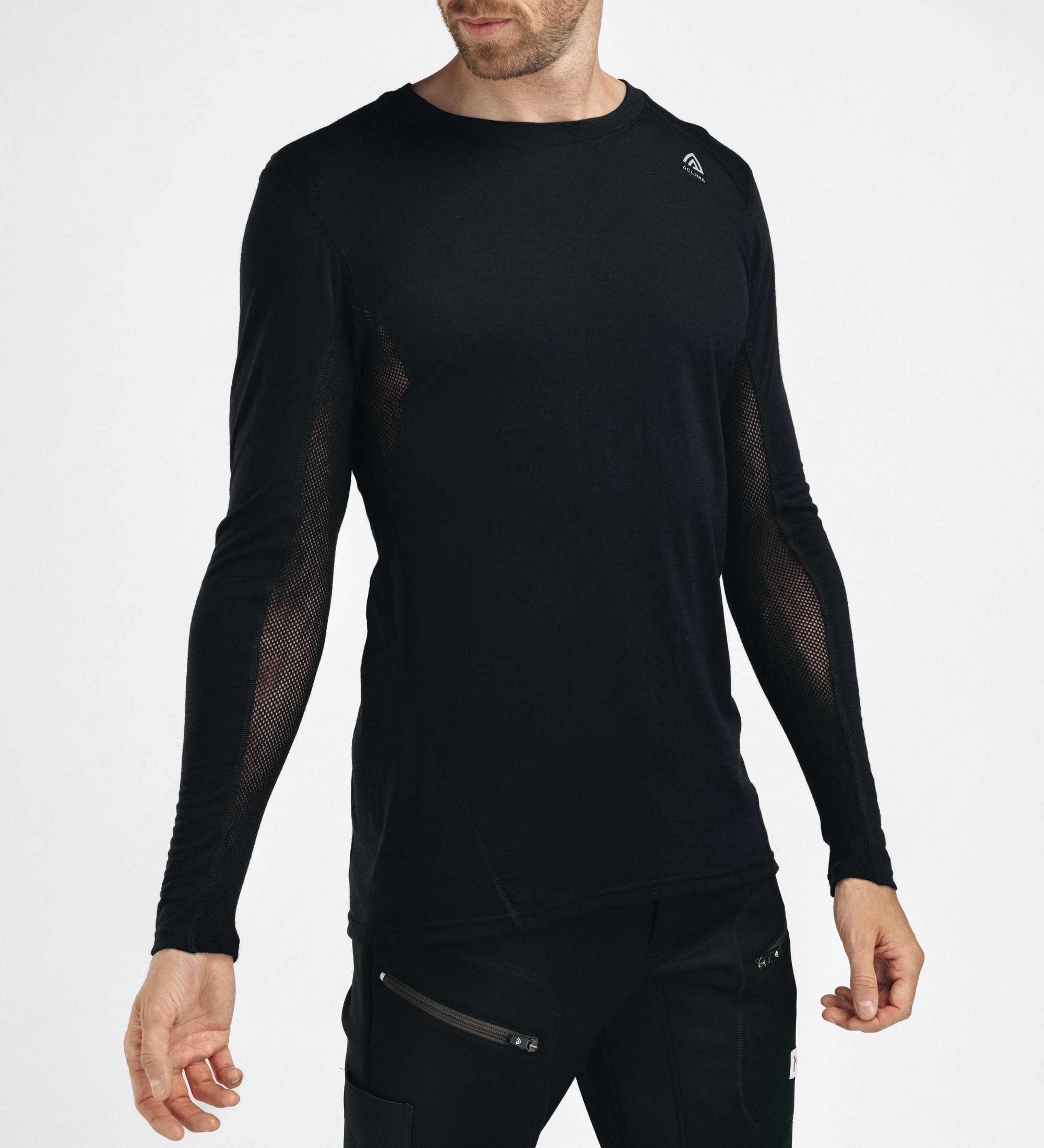 Aclima LightWool 140 Sports shirt, Herre<br>Mykt og superlett genser!