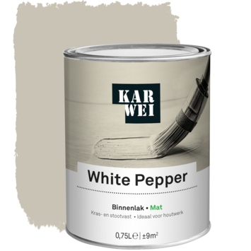 KARWEI binnenlak mat white pepper 750 ml