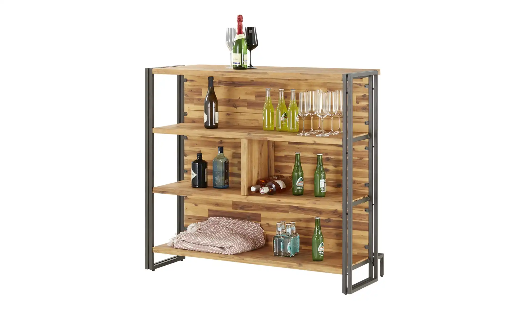 Bartisch Aus massivem Akazienholz Detroit