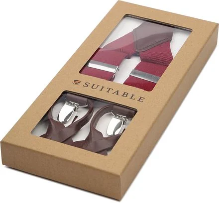 Suitable Luxe Bretels Bordeaux SUS-Y-LUX-3,5 cm bordeaux kl 6016 kopen