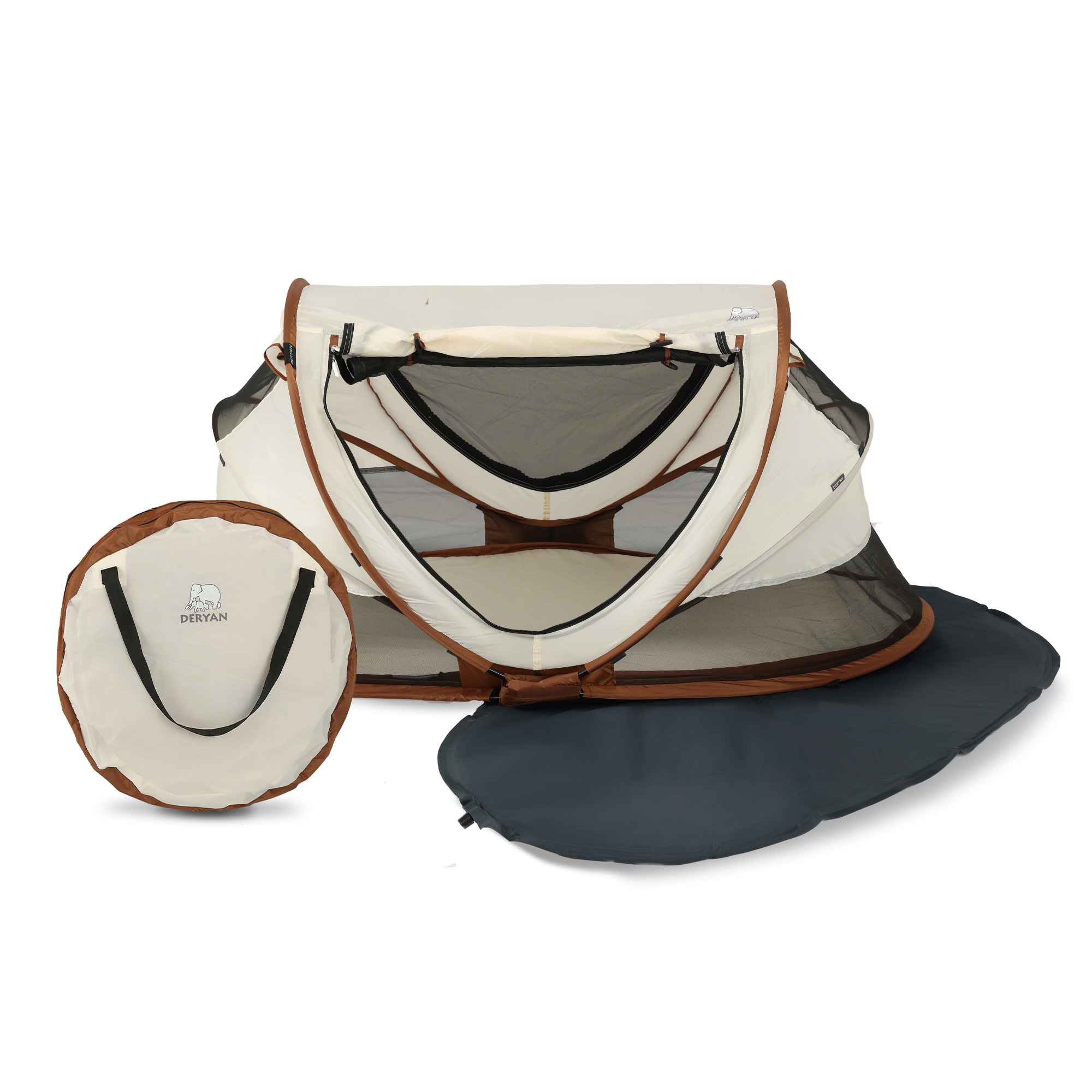 Deryan Peuter Luxe campingbedje - Sand
