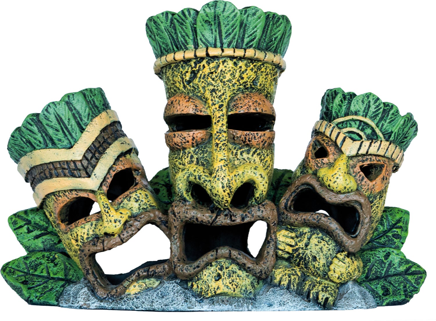 SuperFish aquarium decoratie Tiki 3 maskers 23 x 10 x 16 cm