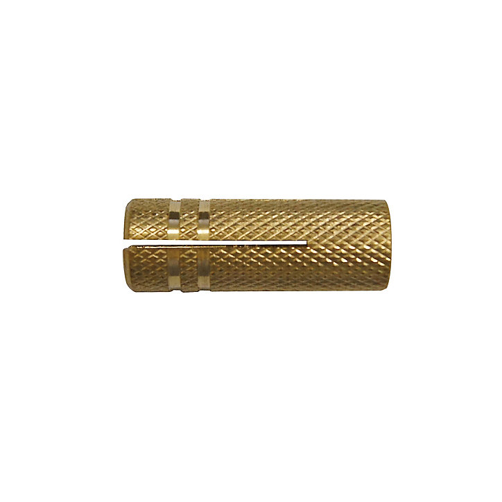Cheville à expansion en laiton Diall 6 x 23 mm, 4 pièces