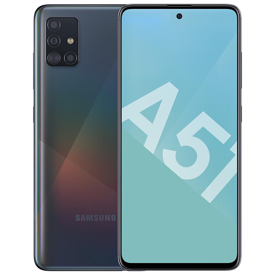 Samsung Galaxy A51 (noir) - 128 Go - 4 Go · Reconditionné