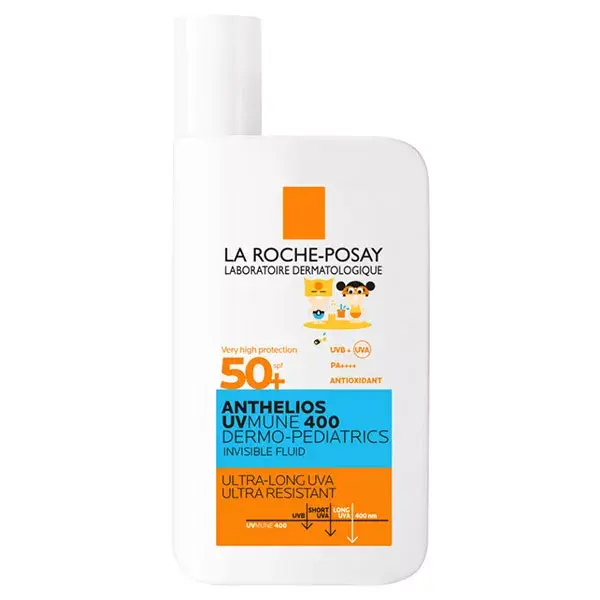 La Roche Posay Anthelios UVMUNE 400 DERMO PEDIATRICS fluido invisível sem perfume FPS 50+ 50ml