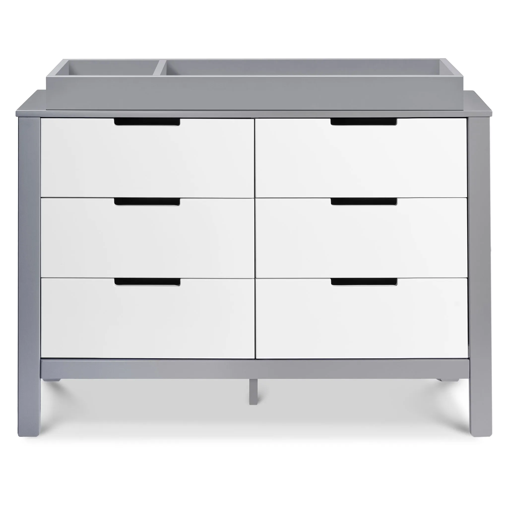 DaVinci Bureau 6 Tiroirs Colby - Gris Blanc