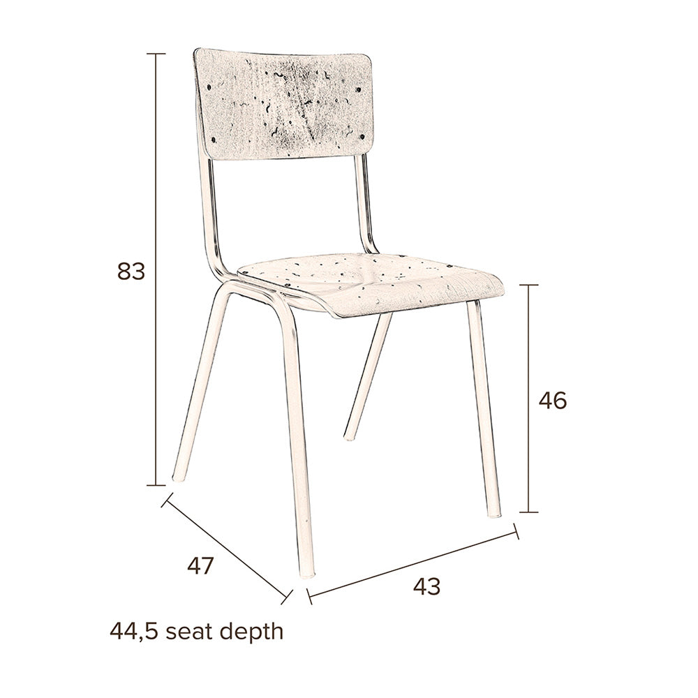 Dutchbone Scuola Stoel