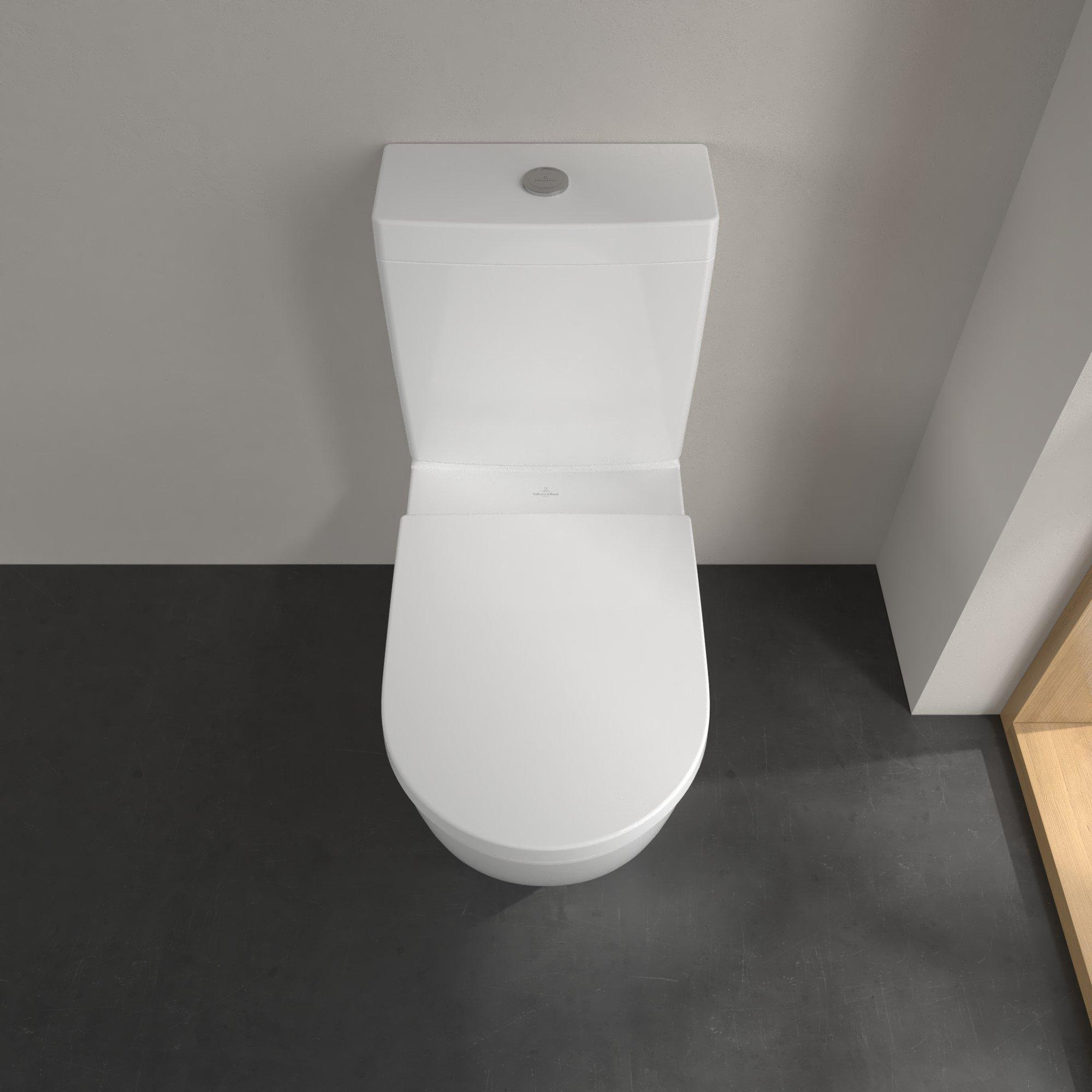 Villeroy & Boch Subway 3.0 randloos duoblok toilet CeramicPlus met TwistFlush wit glans