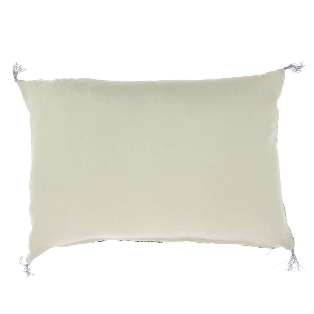 En Fil d'Indienne Housse de coussin Soie beige - 35x50 cm