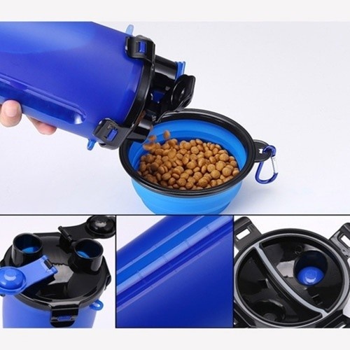 Dispensador de água portátil transparente para animais de estimação Mypetcare