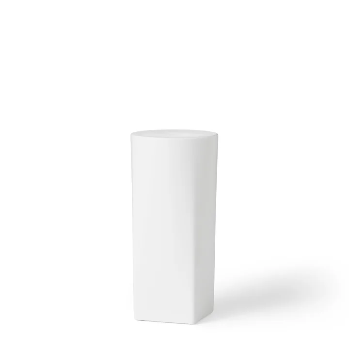 Audo - Ignus LED Lichtobjekt, H 20 cm, Porzellan weiss
